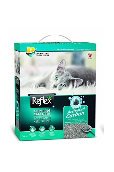 Reflex Aktif Karbonlu Topaklanan Kedi Kumu 2x10 Lt