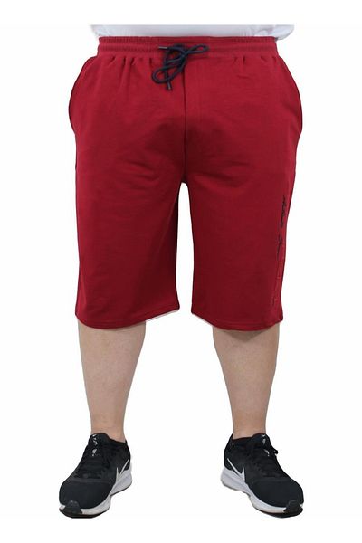 MocGrande Claret Red Lycra Large Size Capri - Respect 23605
