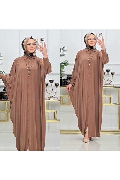 MODAMÜNASİP Mâneci lungi Sandy Ferace cu nasturi în față