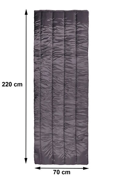 Exent Thermo Polyester Fiber Filled Sleeping Bag-extra Protection-black