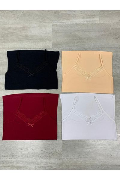 Miss Lucy 4-pack Lace Undershirt