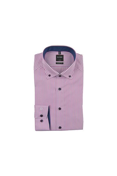 OLYMP Hemd - Lila - Regular Fit