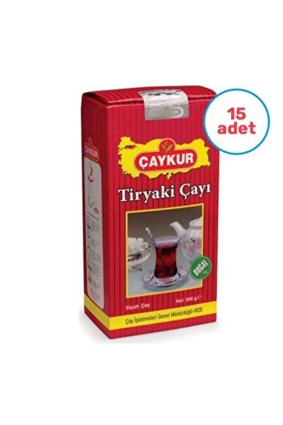 Çaykur Tiryaki Siyah Dökme Çay 500gr X 15 Adet