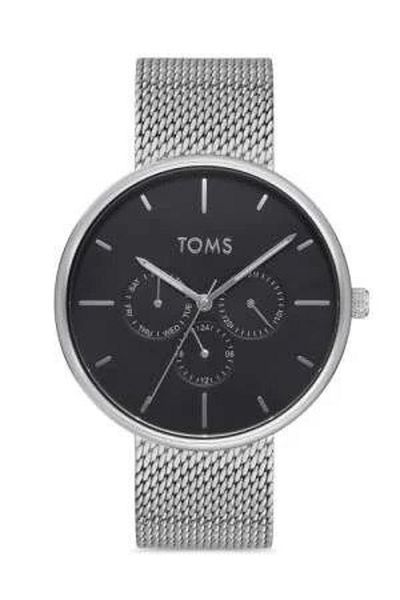 Tesbihane Silver Color Straw Cord Men's Wristwatch Th-tm1844c-1065-a2