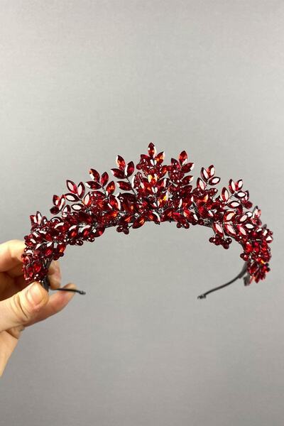 FdayAksesuar Red Asha cu mărgele Henna și Coroana de Mireasă – Coroană