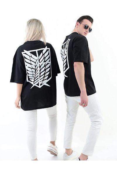 Machetta Large Size Titan Printed Oversize Cotton Unisex T-shirt (Price is per piece)
