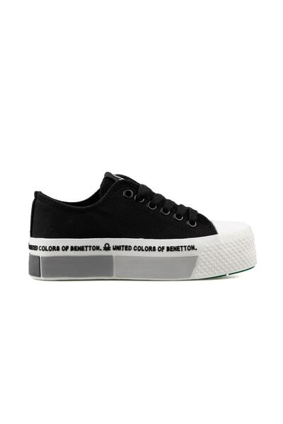 Benetton Pantofi casual de damă gri, negru gri BN-30934