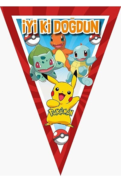 Parti Furyası Pokemon Birthday Concept 8 Person Pokemon Birthday Set Economical