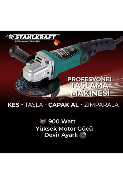 Genel Markalar Sth 9851 M 900w 125 Mm Spral Avuç Içi Taşlama Devir Ayarlı