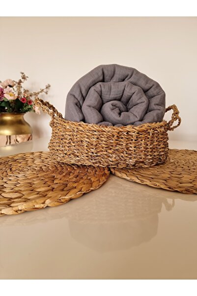 TİLLEM HOME 4 Katlı Multi Müslin Çok Amaçlı Bürümcük Dokulu %100 Pamuk Kumaş