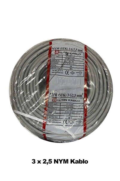 Altın 3x2,5 Antigron 1mt