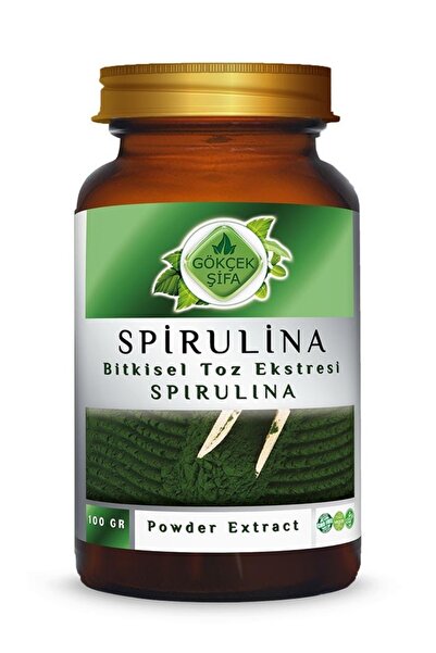Gökçek Şifa Spirulina Toz Ekstresi 100 Gr Cam Kavanoz
