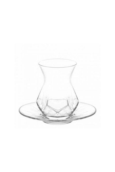 LAV Alya 12 Piece Tea Set 6 Tea Cups 6 Tea Saucers
