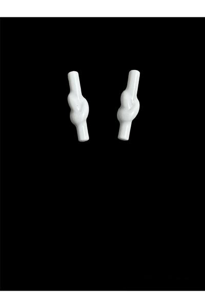 e tuhafiye 10 Pieces of White Cord, Lace End Apparatus