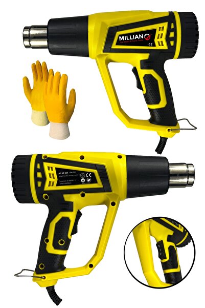 Millian Italy Technology Yüksek Direnç 4200 W Otomatik Korumalı Sıcak Hava Ta...