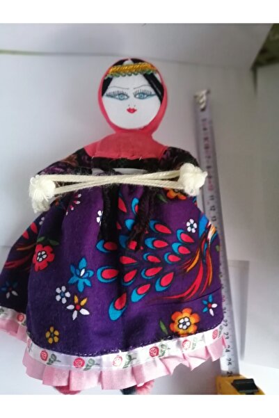 melegim doğaltaş Nostaljik Soğanlı Bez Bebek Oyuncak- Anadolu Kadını - Ip Öre...