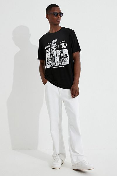 Koton Native American Printed T-Shirt