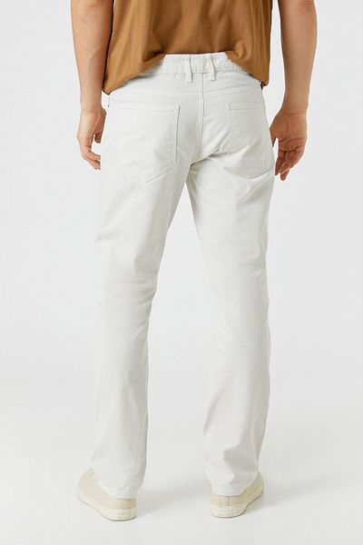 Koton Basic-Hose aus Gabardine, Baumwolle mit geknöpften Taschen