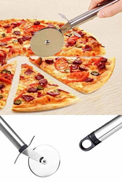 WAPPA Paslanmaz Çelik Pizza Hamur Mantı Börek Kesme Ruleti