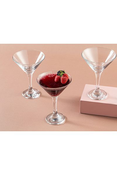 English Home Glass 3 Piece Cup 175 Ml