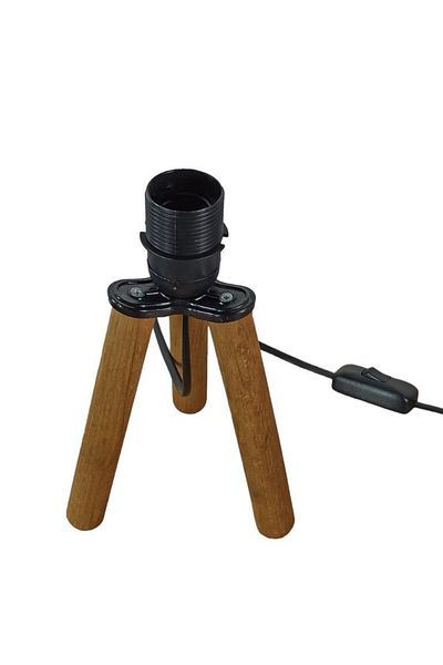 Art&Gift Classic Wooden Tripod Lampshade Base
