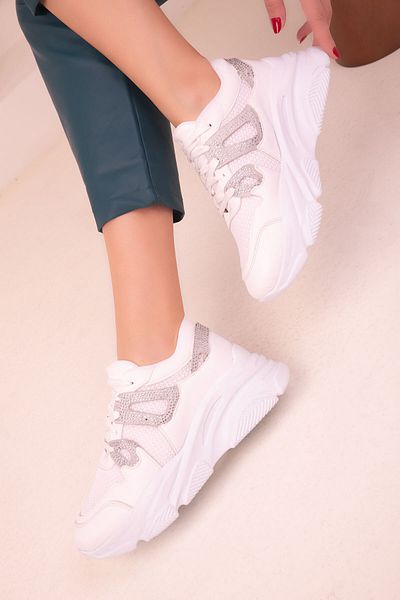 SOHO Women's White Sneakers 17860