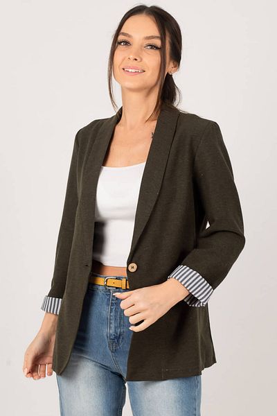 armonika Blazer - Khaki - Regular Fit