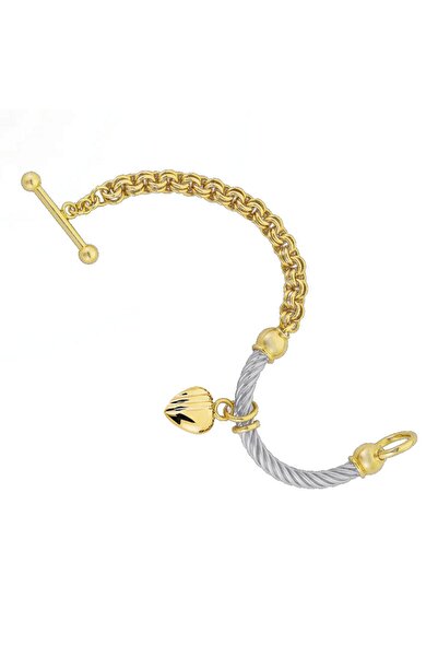 CETAŞ 14 Ayar Altın Sade Sevgi Bileklik