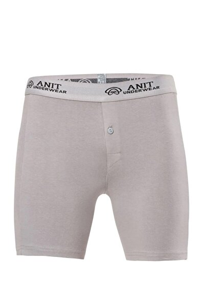 Anıt 10 Pieces (Economy Package) Men's Lycra Long Boxer 92% Cotton (Cotton) 8...