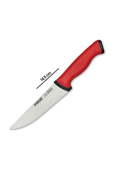 PİRGE Duo Et Bıçağı - Kırmızı - 14,5 Cm