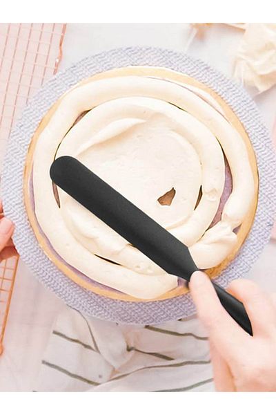 morponi 3-Piece Practical Cake Dessert Making Set (Spatula - Plastering Spatula - Brush)