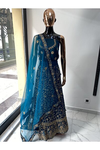 Aashiv's Collection Kına Elbisesi - Hint Elbisesi - Kaftan - Lehenga