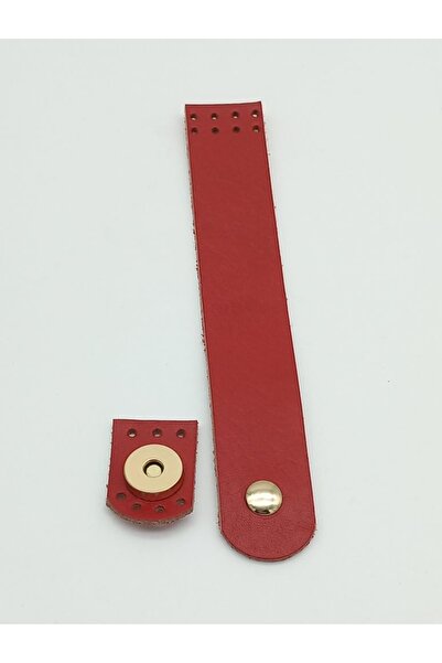 angel çanta aksesuar 18x3 cm crvena prava Koža ravna Torba kapa sa svetlozlat...