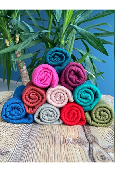 Ebruli Scarflife Penye Şal Şeker Pembe Renk Sls-0000732