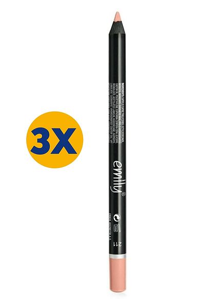 Golden Rose Emily Lip Liner No: 211 3 Pieces