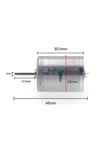 Genel Markalar Mabuchi Dc Motor Rk-370cc-14230 Dc 6v / 30v Karbon Fırça Yükse...