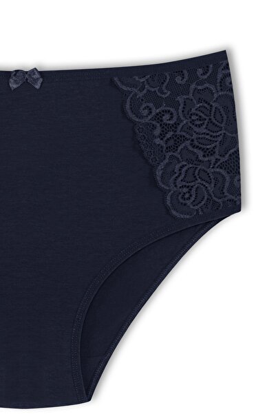 HNX 2-пари бавовняні труси з мереживними деталями, висока талія, великий розмір, жіночі труси