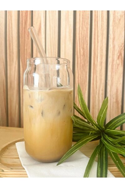 Amentes 580ml Cam Kola Kutusu Şeklinde Borosilikat Sunum Ve Meyve Suyu Bardağı Bardak