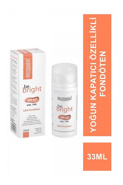 Dermoskin Be Bright Spf50+ Liquid Foundation 33ml - Light