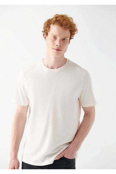 Mavi T-Shirt - Weiß - Regular Fit
