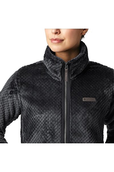 Columbia Women's Black Fire Side II Sherpa Fz Outdoor Fleece Al1086-011