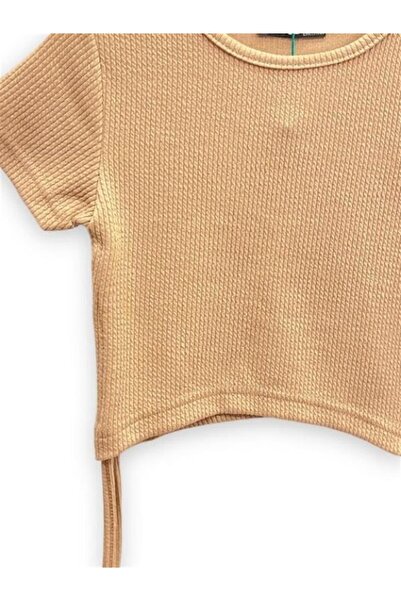 Woorage Детска къса блуза с връзки отстрани