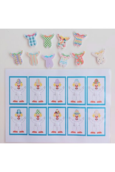Etkinlik ve çocuk Clowns Dressed