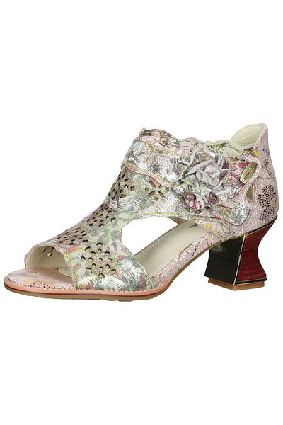 LAURA VITA Sandalette - Rosa - Blockabsatz