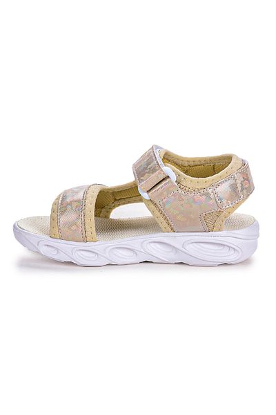 Kiko Kids 133 Hologram Lighted Daily Girls Velcro Sandal Shoes