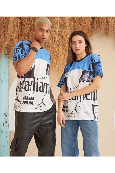 Butik Beyza Μπλουζάκι Unisex Oversize Parliament