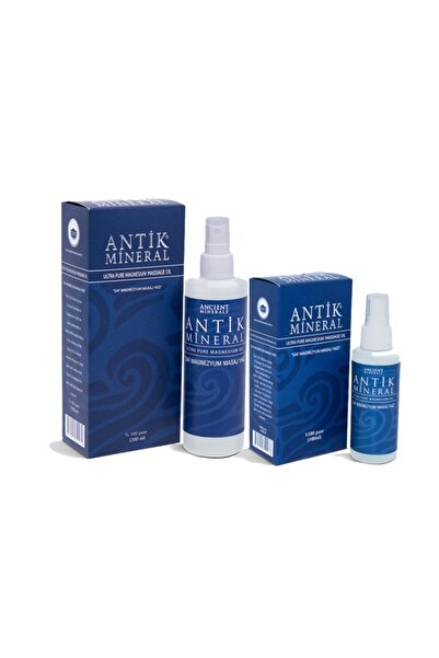 Antik Mineral Saf Magnezyum Masaj Yağı 200ml + 100 ml