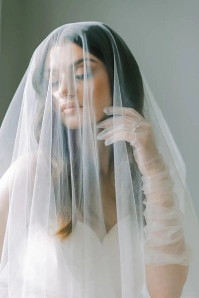 Hayalperest boncuk Mănuși Tulle Albe Mănuși De Mireasă Mănuși Pentru Rochie De Mireasă Mănuși De Costum De Mireasă Mănuși de petrecere