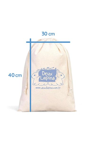 DEUX LAPINS Raw Cloth Gift Packing Pouch