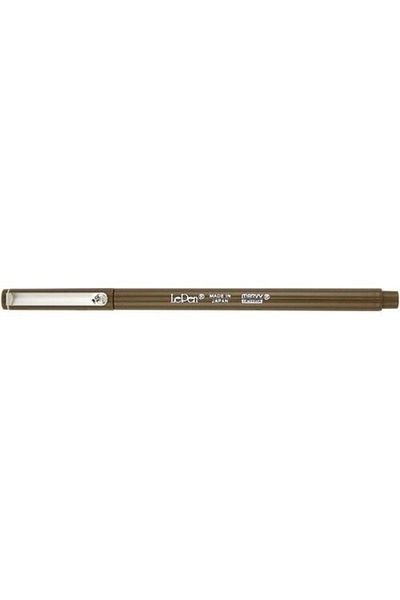 Marvy Le Pen 4300 Extra Fine Metal Clip 0.3 Mm Nib Pen Sepia